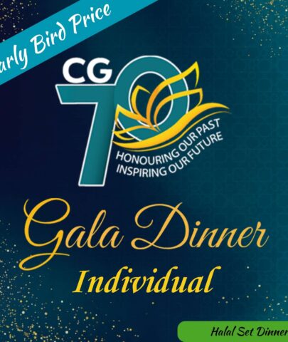 CG70 Gala Dinner – Individual Seat (Halal Set Dinner) (Early Bird)
