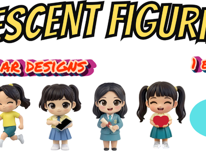 Crescent Figurines - 1 Blind Box (Random)